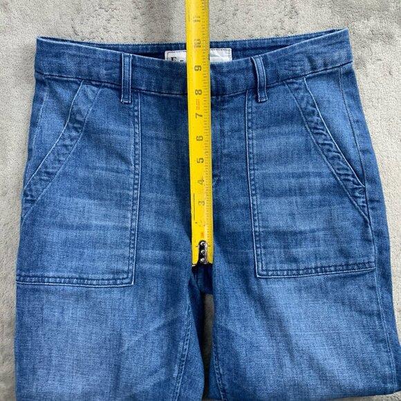 Frank & Eileen Jameson Jeans Womens 0 Blue Utility Denim Joggers Casual - Picture 8 of 13